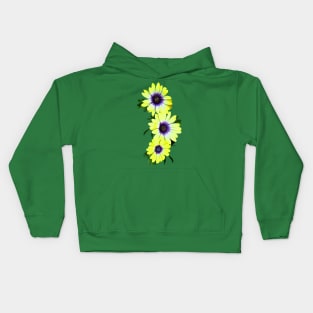 Daisies - African Daisies Lemon Symphony Kids Hoodie